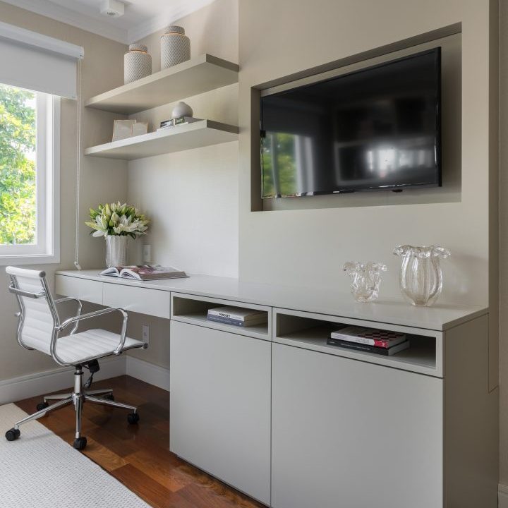 Móveis Sob medida - Home office - É possível criar espaços de trabalho tranquilos, funcionais e produtivos mesmo em espaços reduzidos.